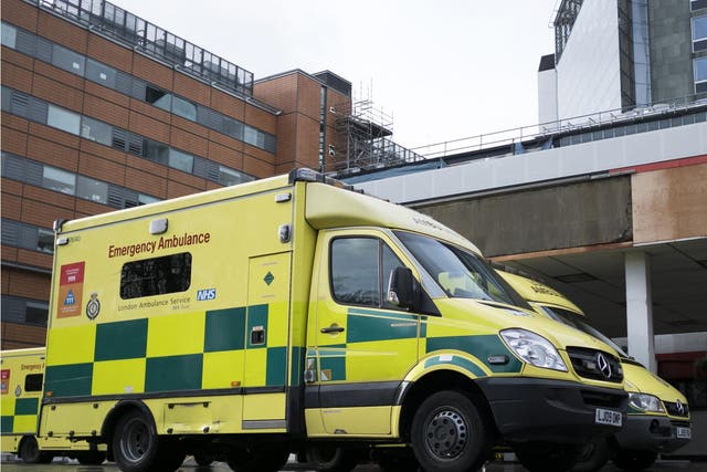 Ambulances queued outside A&E departments in record numbers this winter as hospitals struggled for bed space