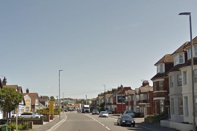 The shooting took place at a house in Bexhill Road, St Leonards