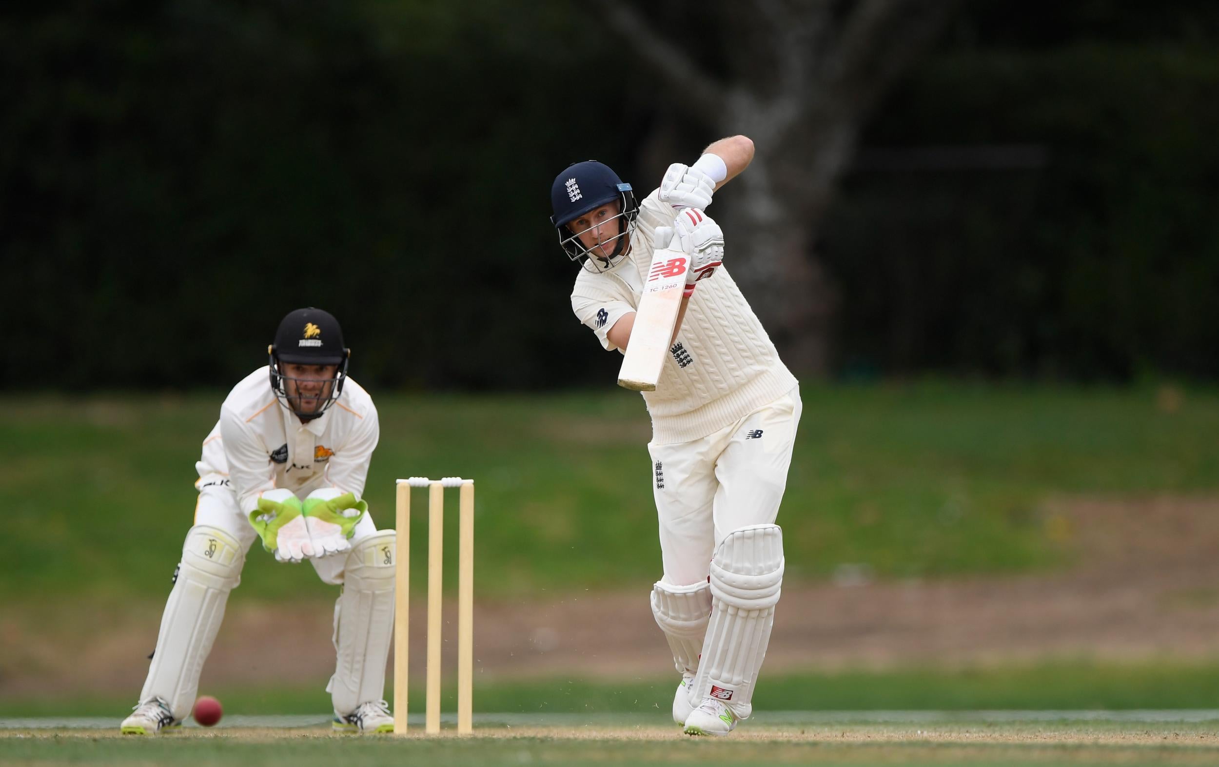 Joe Root hit 115 on the final day of the second tour match against a New Zealand XI at Seddon Park