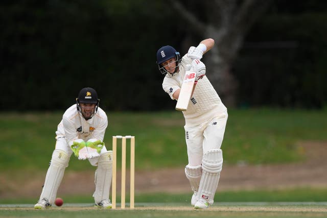 Joe Root hit 115 on the final day of the second tour match against a New Zealand XI at Seddon Park 