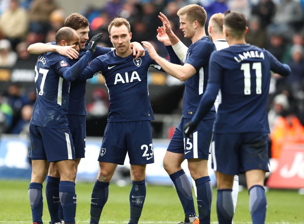 Tottenham eased past Swansea and into the semi-finals once again