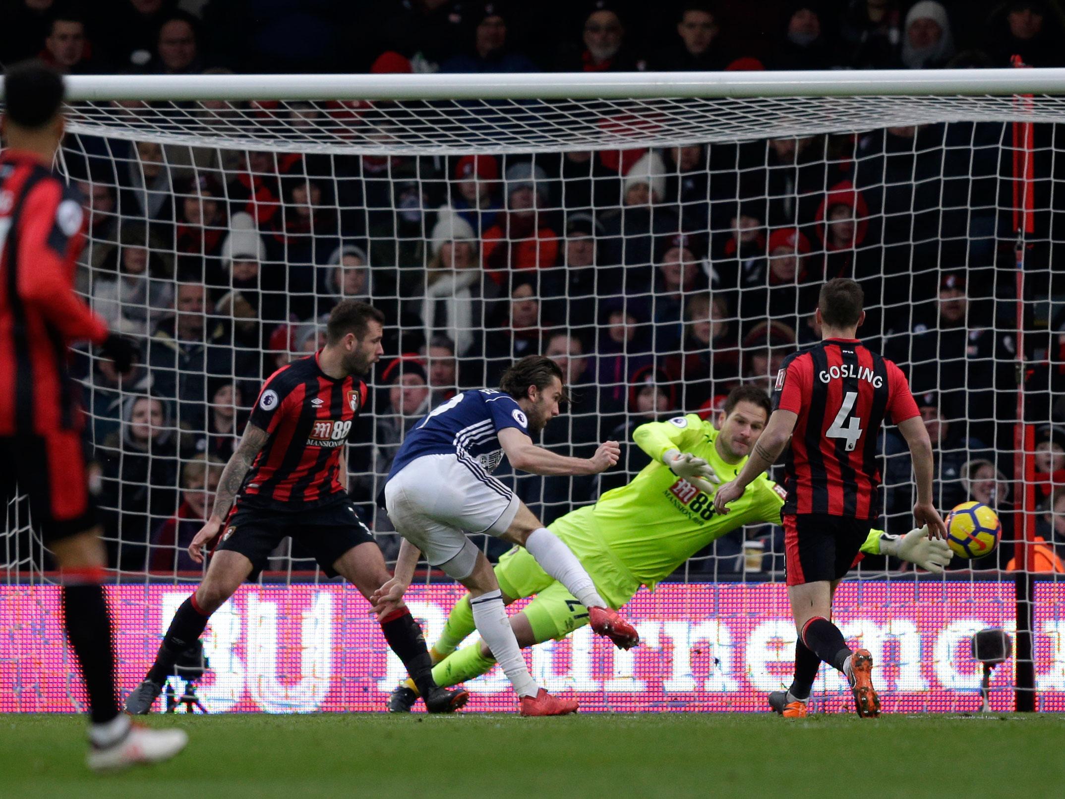 &#13;
Jay Rodriguez had put the Baggies ahead before another late collapse &#13;