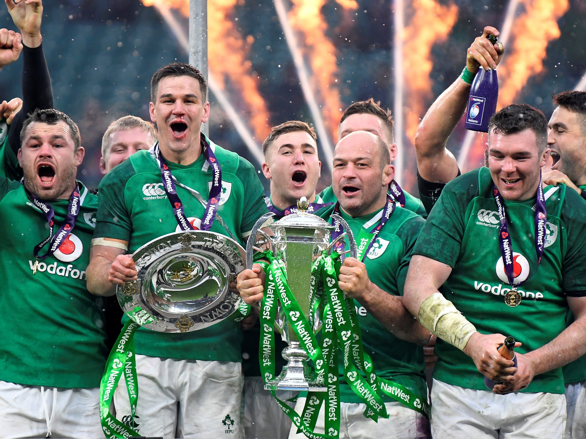 Ireland are looking to defend their Six Nations title