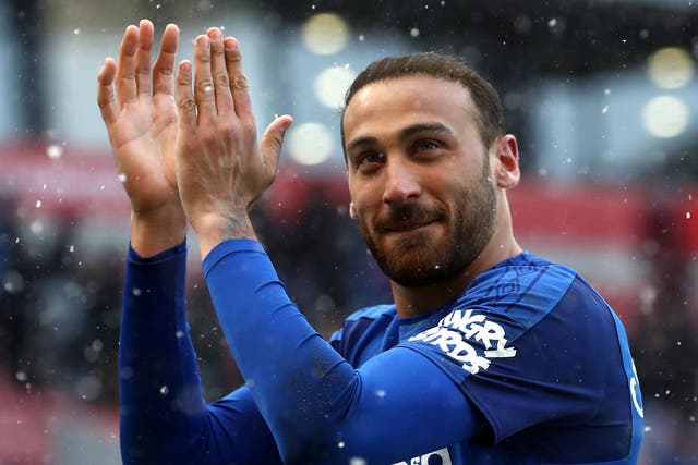 Cenk Tosun was Everton's hero with a brace