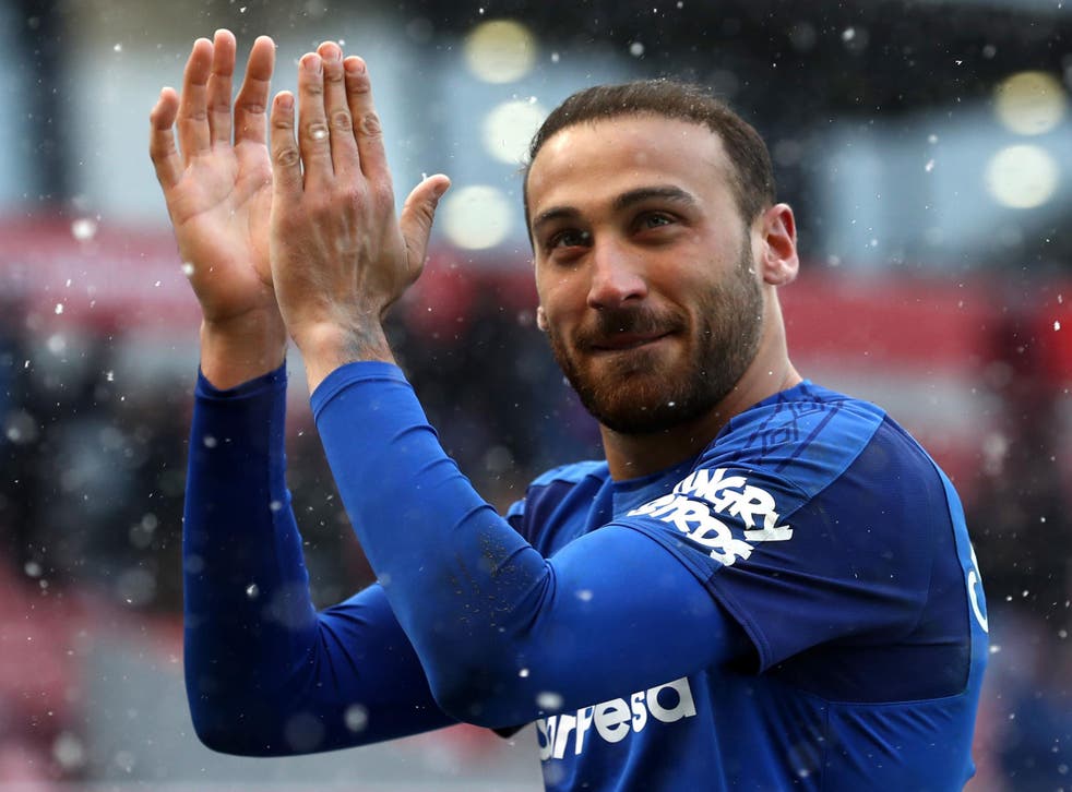 Cenk Tosun was Everton's hero with a brace