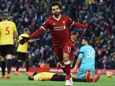 Salah hits FOUR as Liverpool put abject Watford to the sword