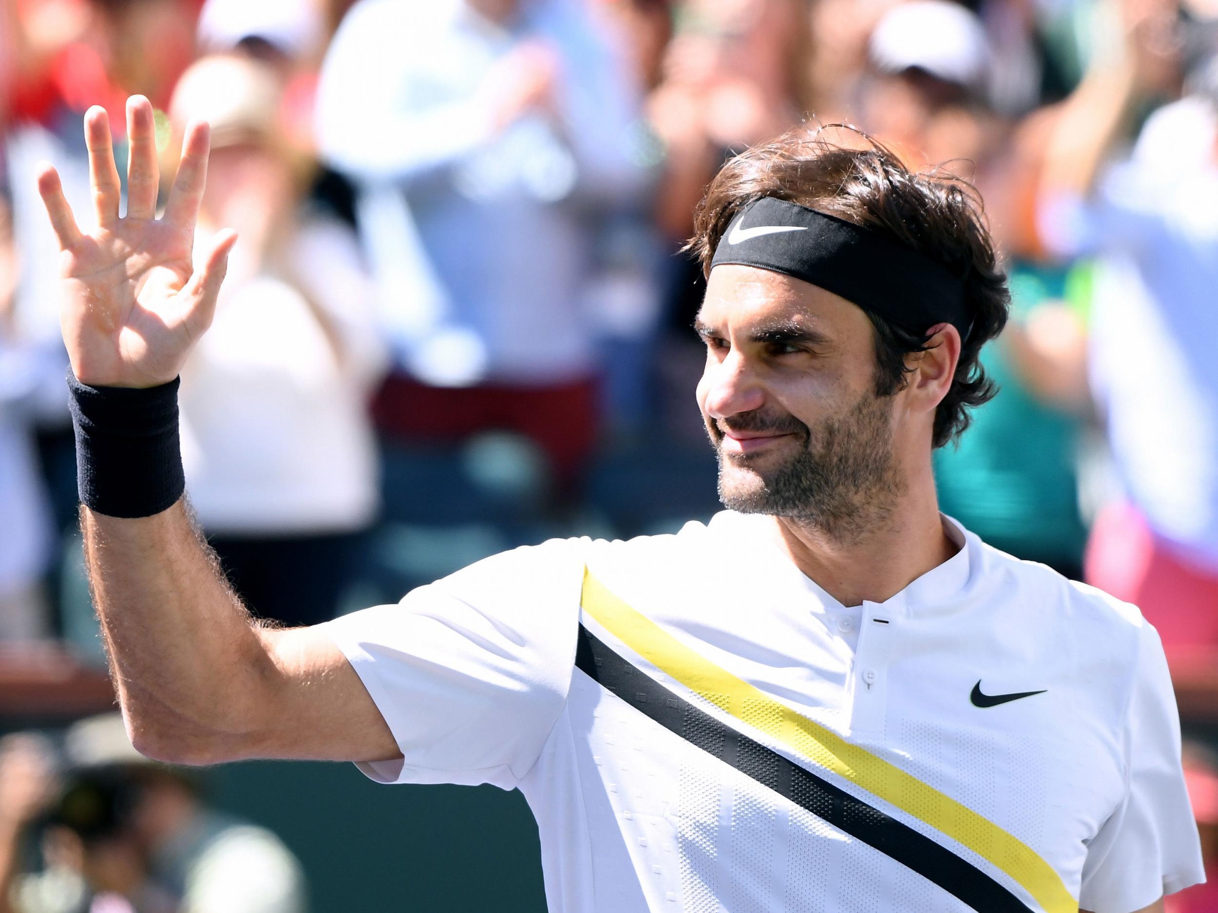 Roger Federer is into the Indian Wells final once again