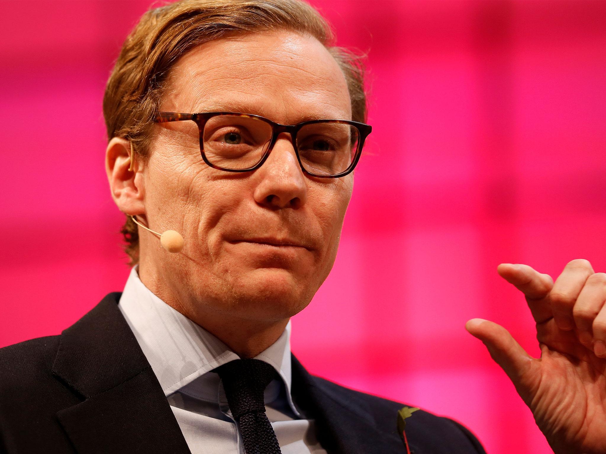 Alexander Nix said his company had not collected personal information from individuals without their consent through Facebook apps