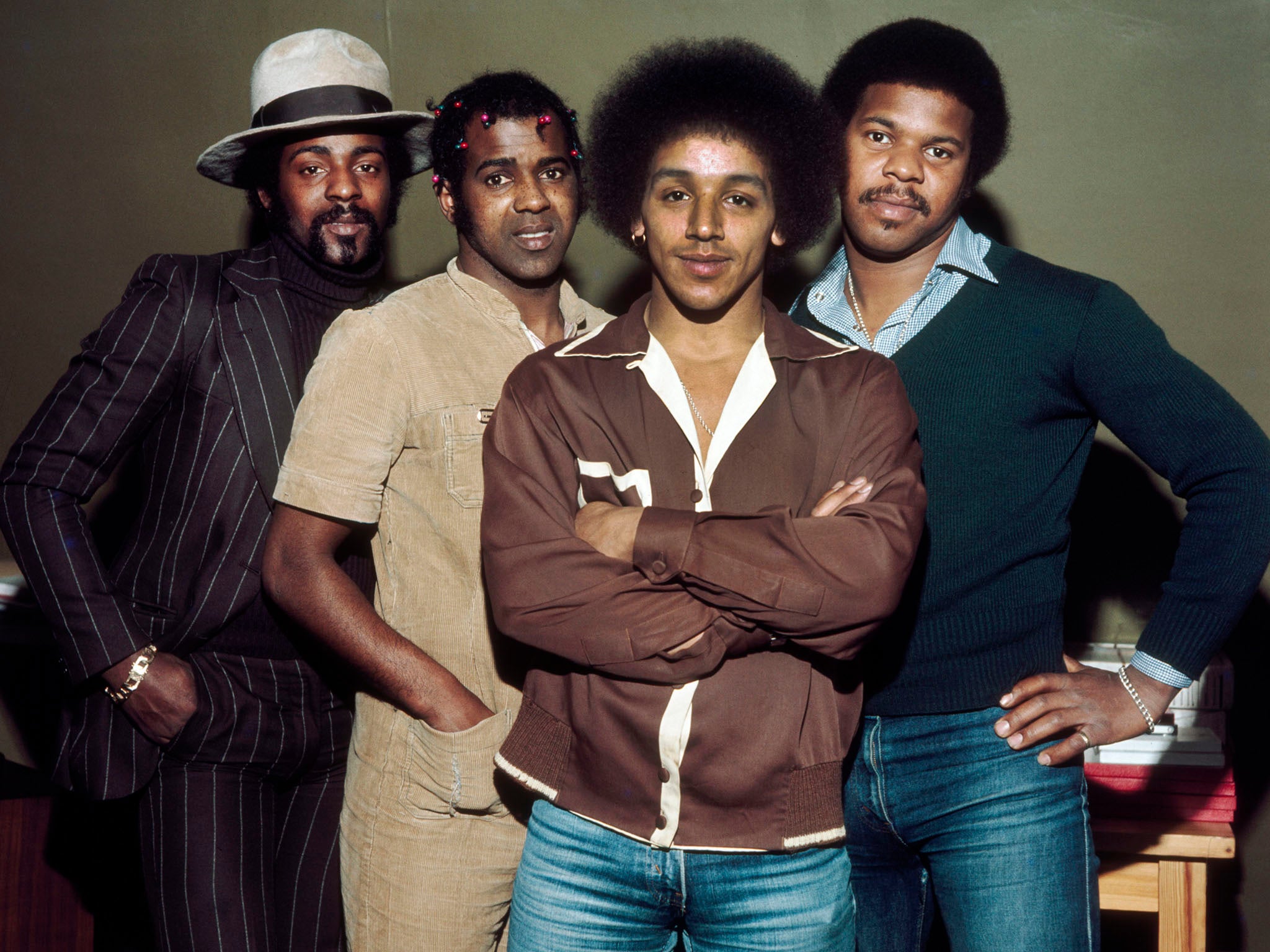 The Real Thing (Eddy Amoo, second from left) left their mark on British music, spearheading a new generation of socially minded black artists