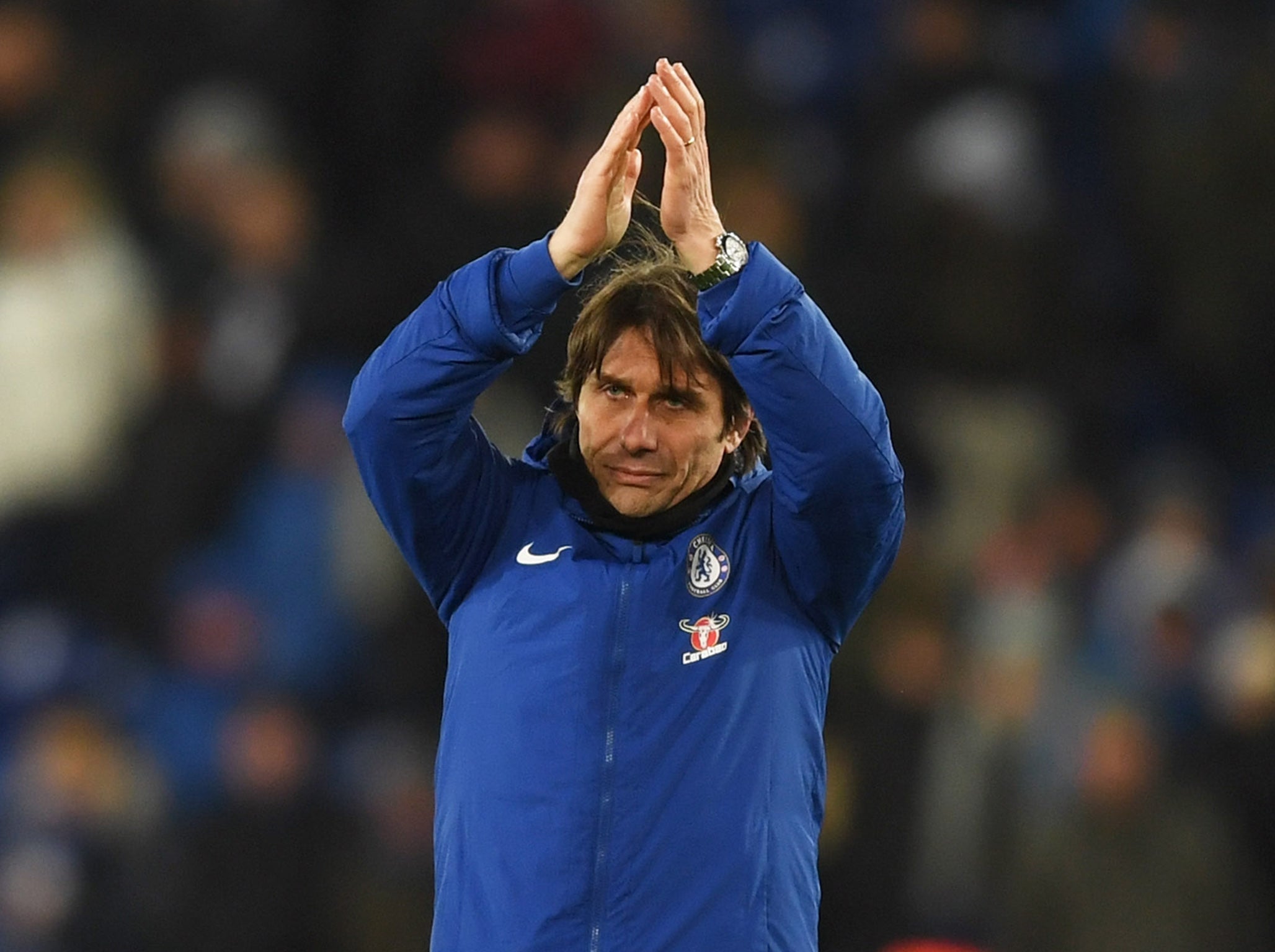 Antonio Conte delighted with the &apos;fighting spirit, desire and will&apos; of his Chelsea players in Leicester win