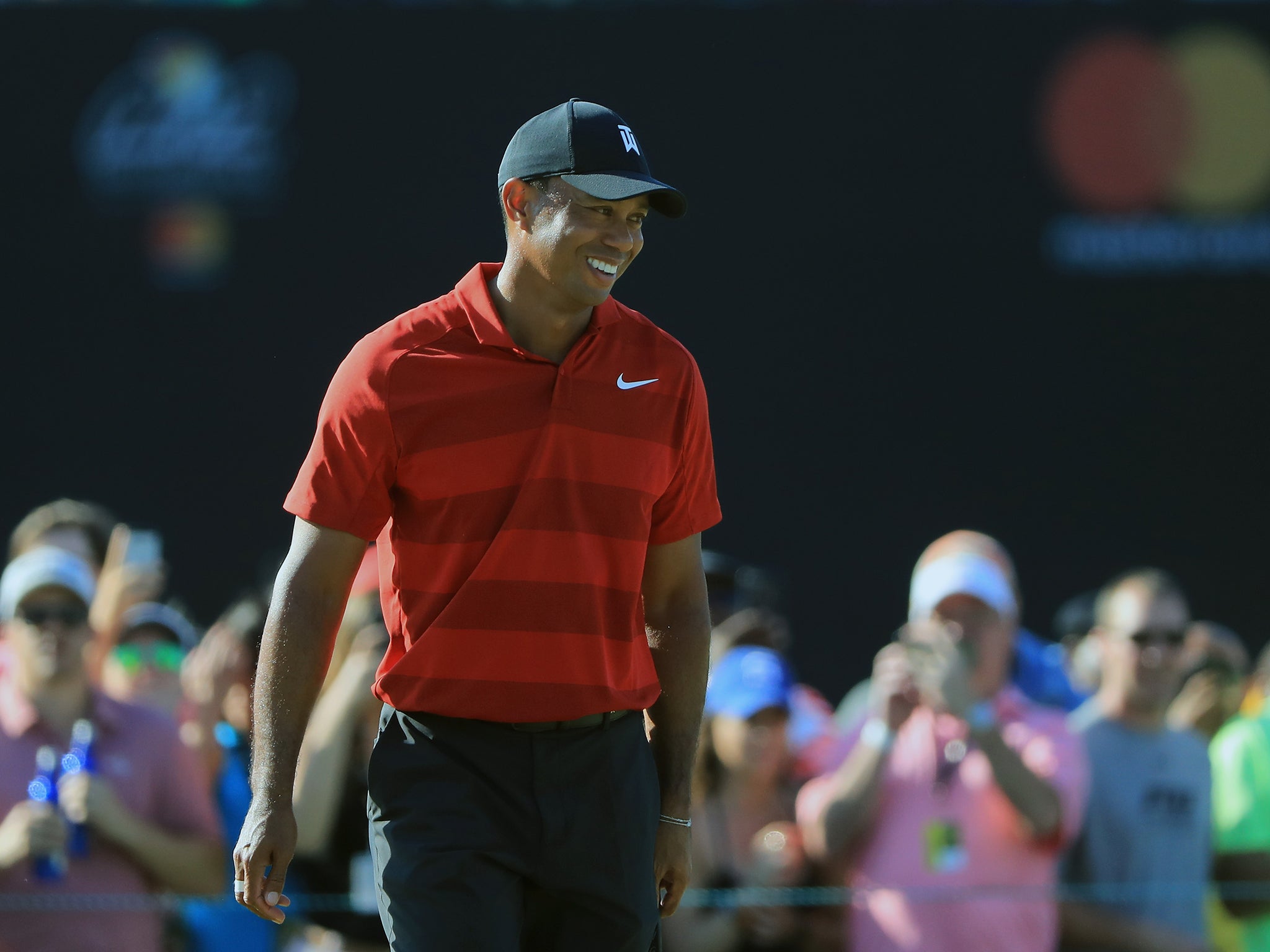 Tiger Woods continued his impressive comeback with a share of fifth