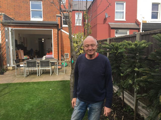 Ken Livingstone at home in north London