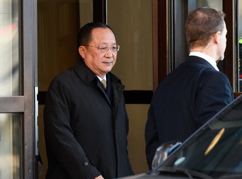 North Korea's Foreign Minister, Ri Yong-ho, arrives in Sweden for two days of talks