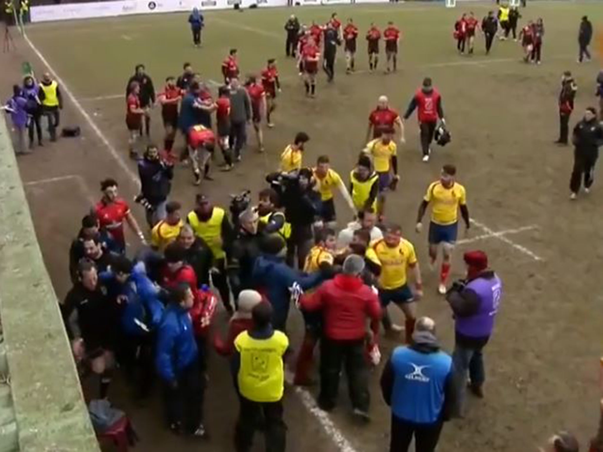 The incident is being looked at by both Rugby Europa and World Rugby