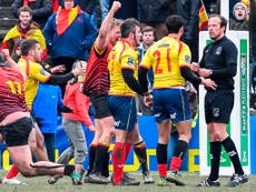Investigation launched after Spain rugby team chase referee off pitch