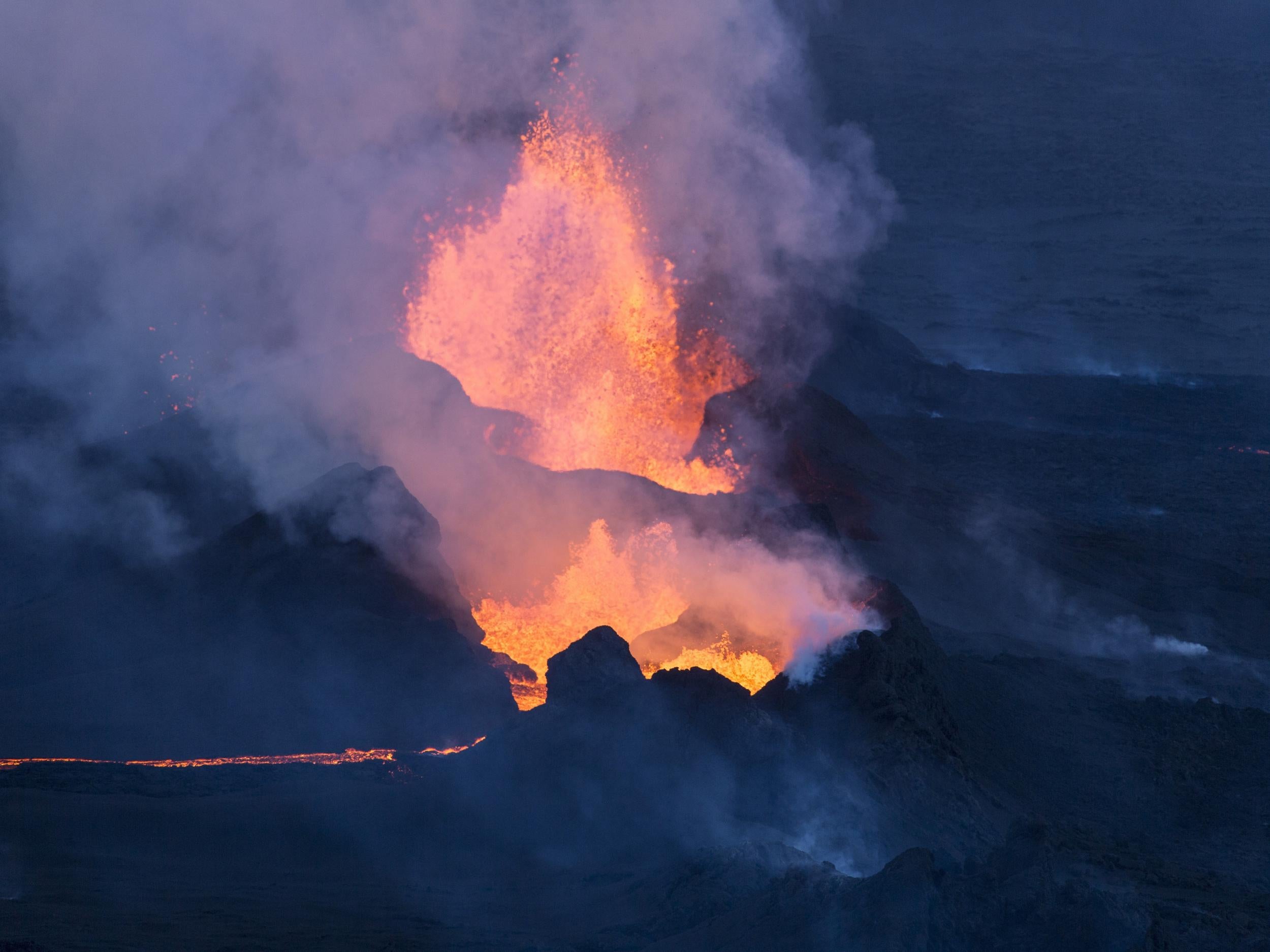 Voluspá: the country's most celebrated medieval poem includes a description of the eruption