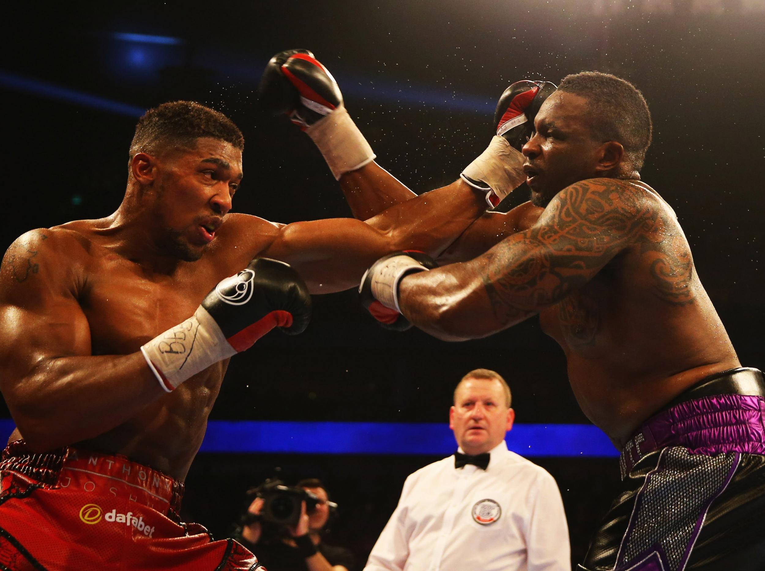 Joshua knocked out Whyte in seven rounds in 2016