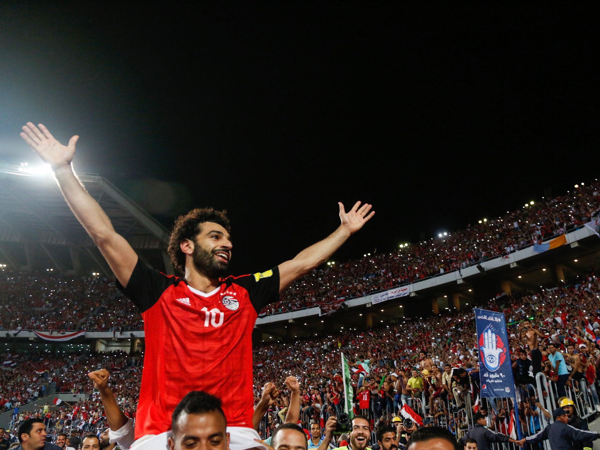 Mohamed Salah helped guide Egypt to the World Cup