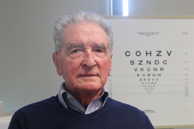 Douglas Waters was struggling to see up-close after developing severe macular degeneration, but 12 months on he is able to read a newspaper again