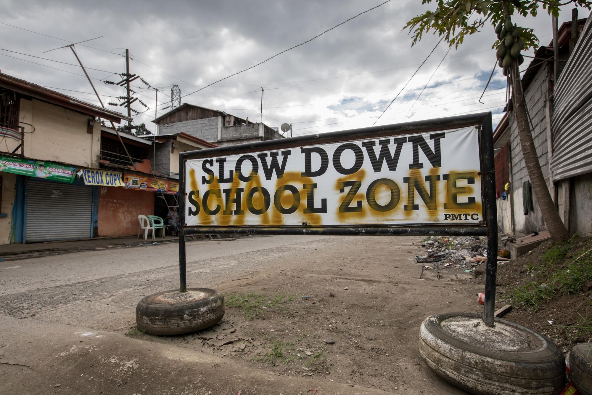 A sign in Marawi city, the Philippines