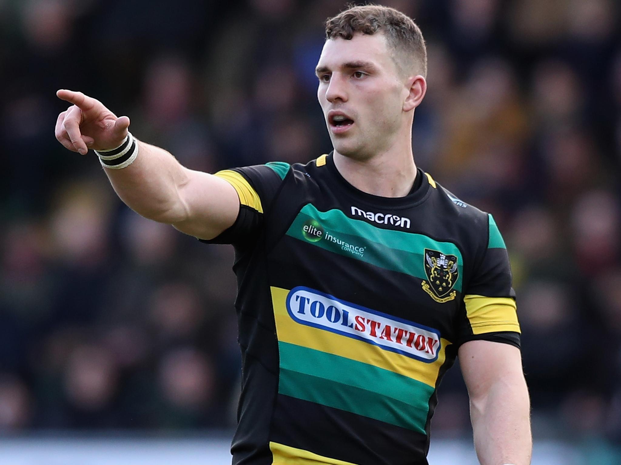 George North has been disciplined by Northampton Saints for missing a training session