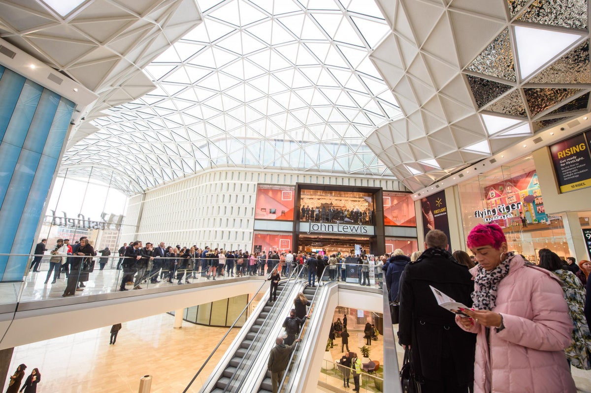 Inside The Upper Floor, Westfield London Shopping Centre, …