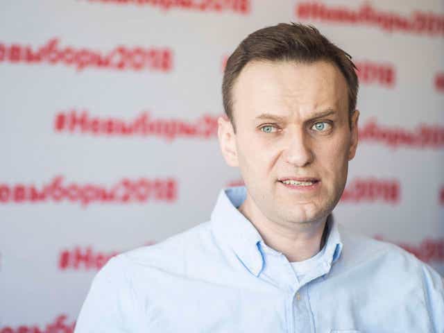 Russian opposition leader Alexei Navalny called for a boycott of Sunday's presidential election