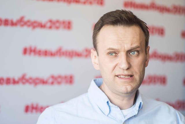 Russian opposition leader Alexei Navalny called for a boycott of Sunday's presidential election