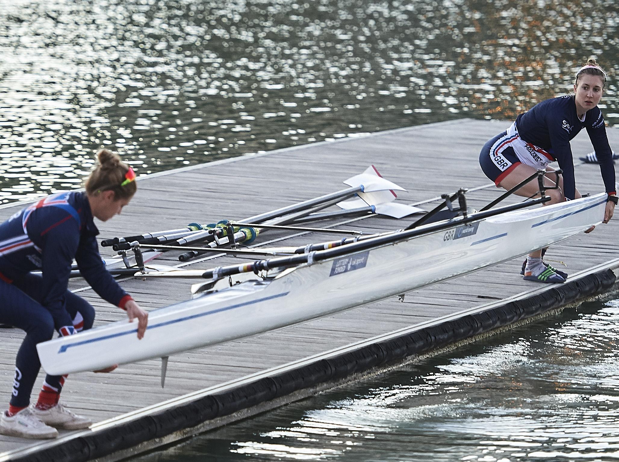 Training is relentless for elite rowers