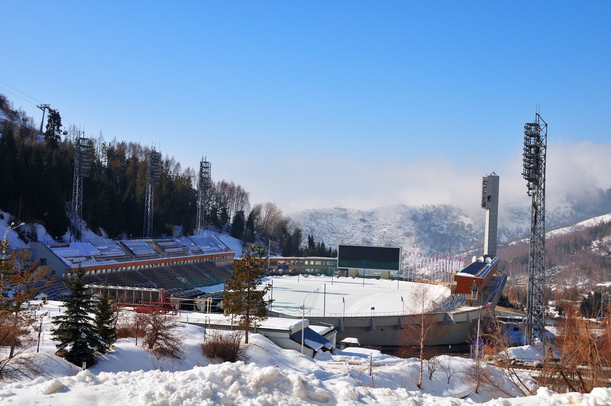 Almaty has one of the world’s highest skating rinks