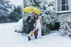 ‘Beast from the East’ causes wedding mayhem for couple
