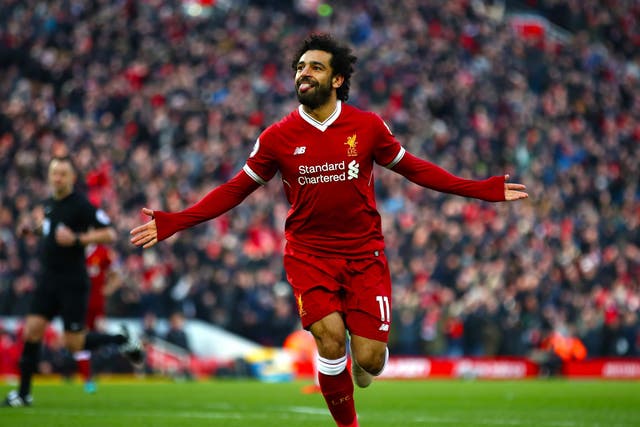 The Egyptian has been in prolific form for Liverpool on his debut season