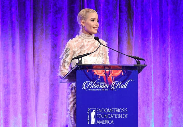 Halsey delivers powerful speech about endometriosis at the 2018 Blossom Ball. Credit: Dimitrios Kambouris/Getty Images for Endometriosis Foundation of America