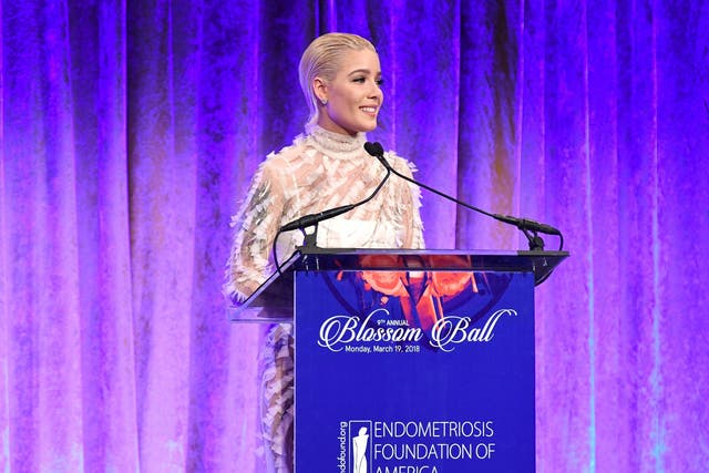 Halsey delivers powerful speech about endometriosis at the 2018 Blossom Ball. Credit: Dimitrios Kambouris/Getty Images for Endometriosis Foundation of America