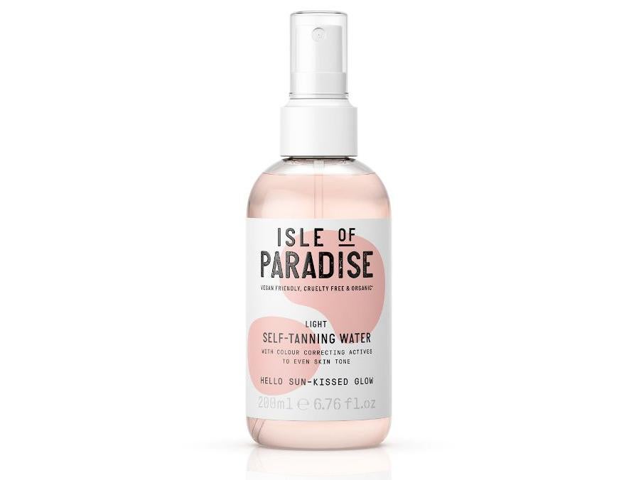 The ‘light’ Tanning Water contains colour-correcting actives and a peach base for a streak-free result, £18.95