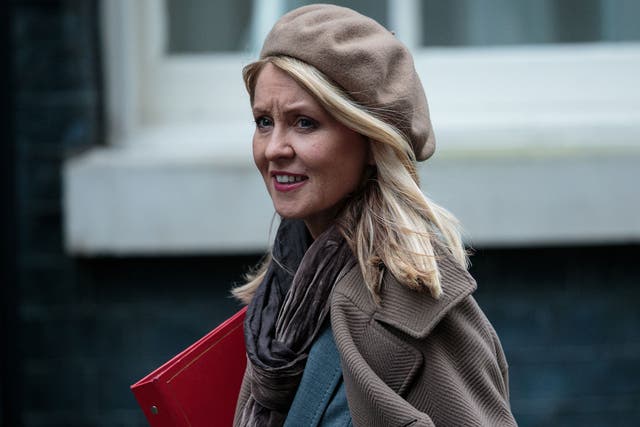 Esther McVey claimed the government was supporting women who 'have got more children that they couldn’t have planned'