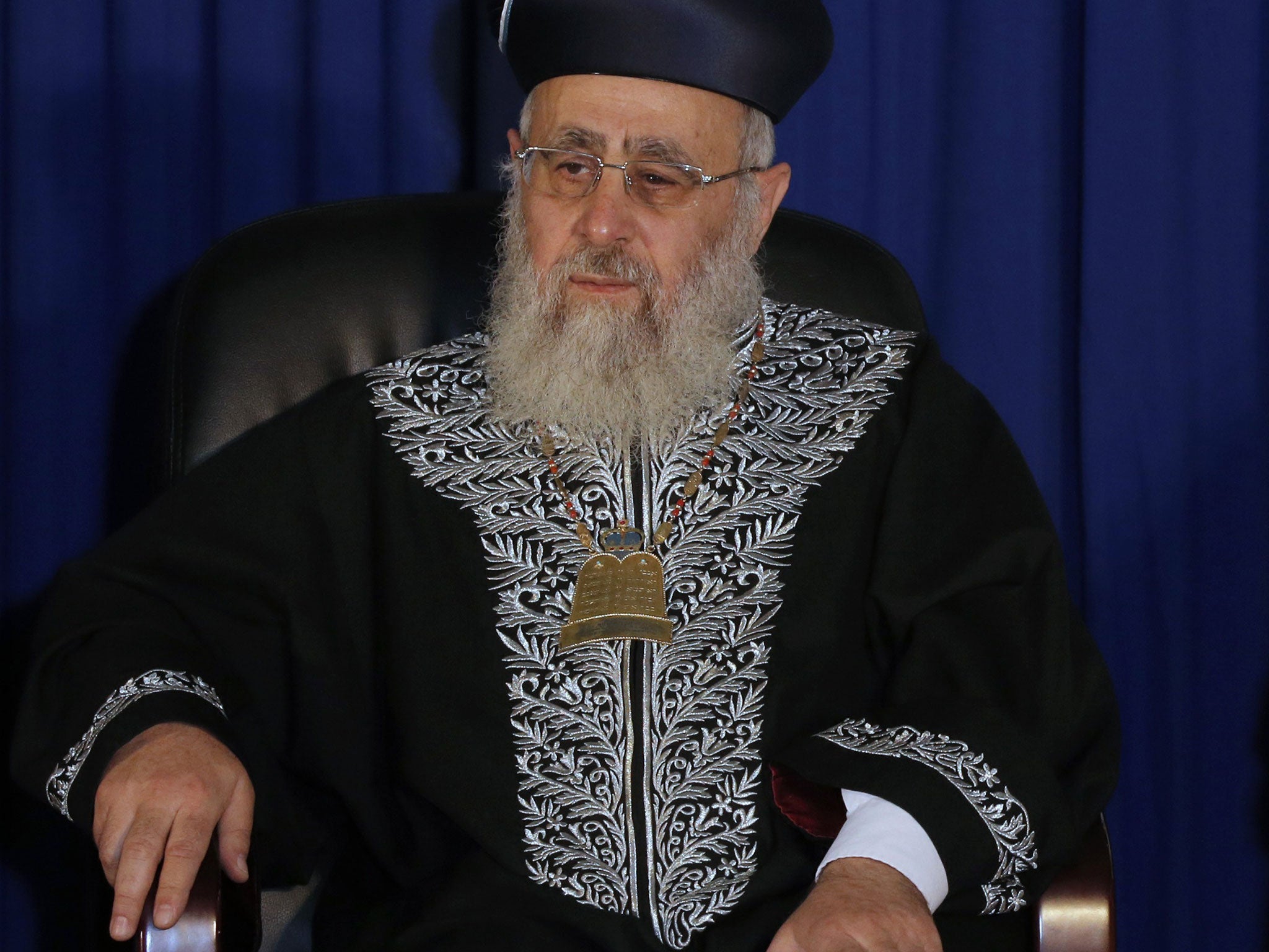 Rabbi Yitzhak Yosef's office said he was citing a passage from the Talmud