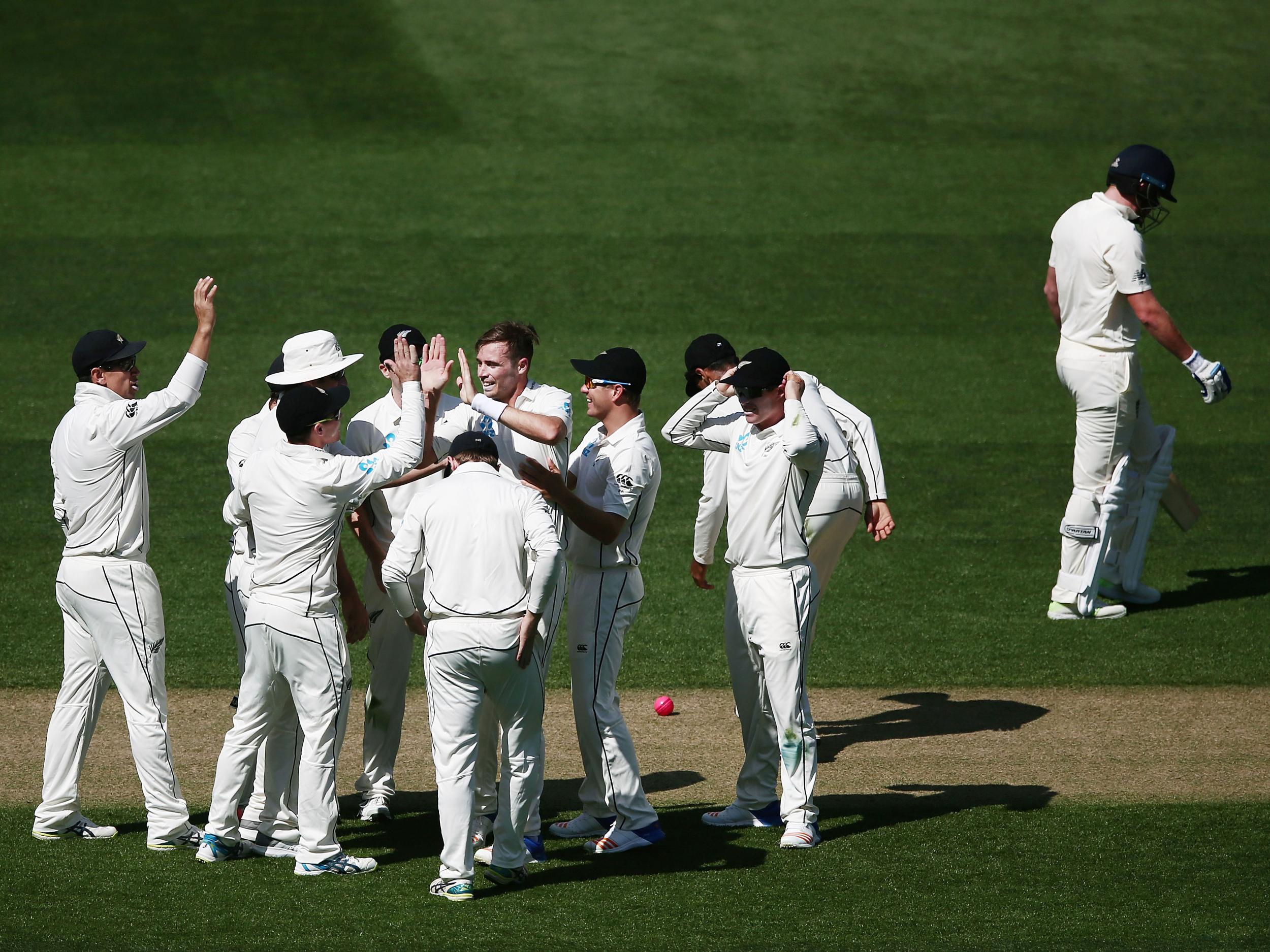 Southee cleaned up the rest including the wickets of Bairstow, Ali and Broad