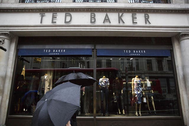Recent poor weather hit Ted Baker sales