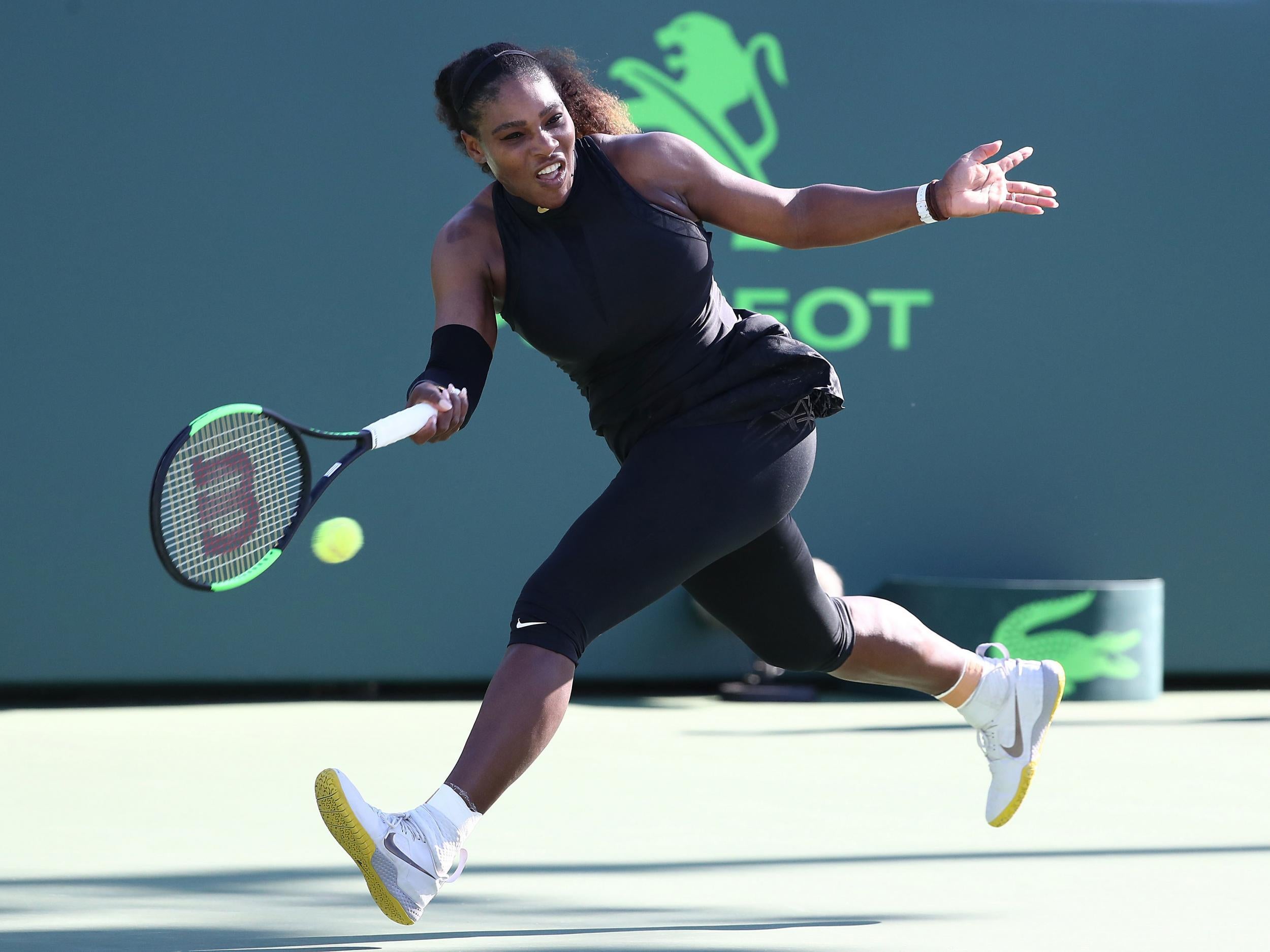 Williams was no match for her 20-year-old opponent