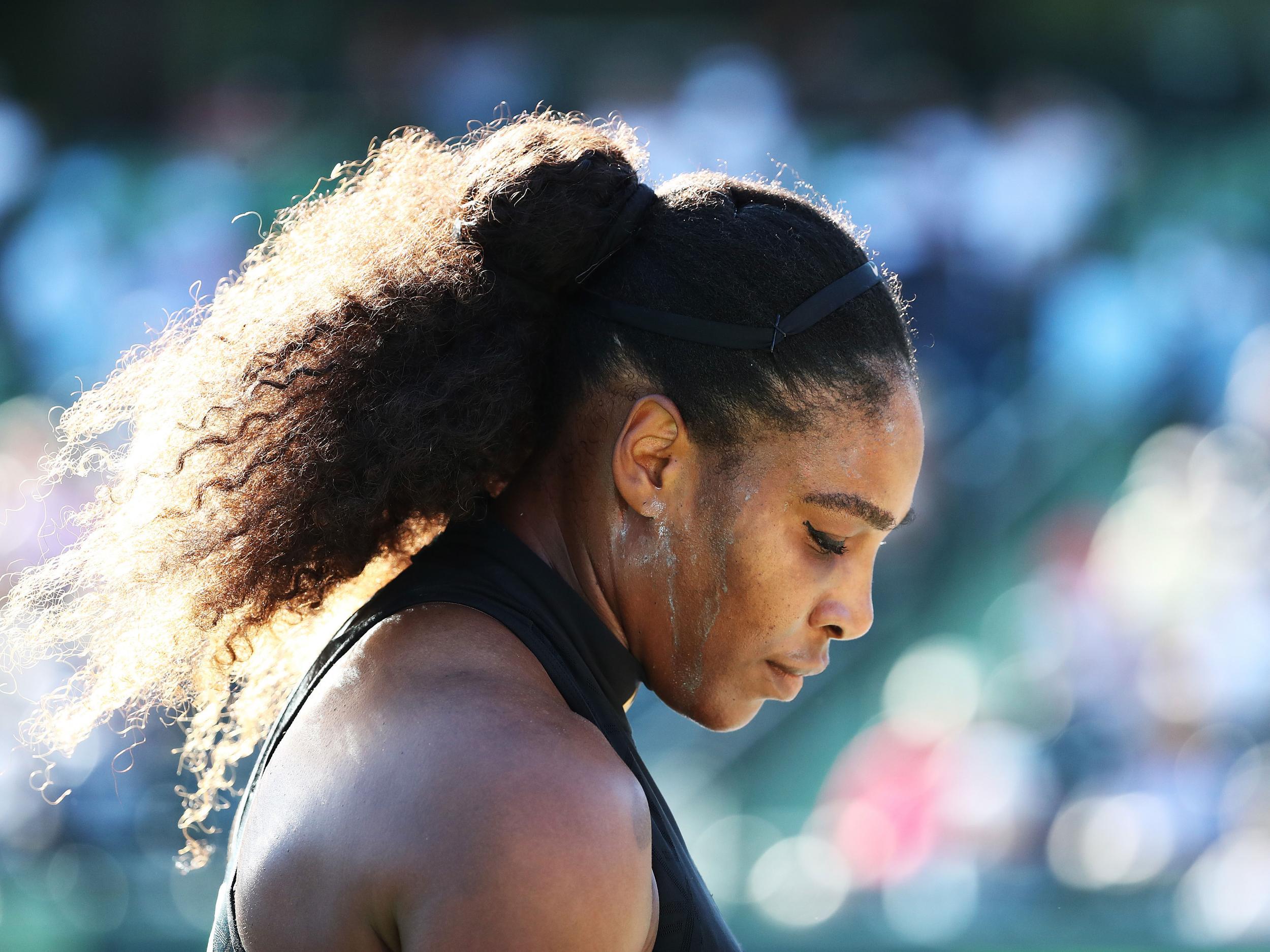 Williams crashed out of the tournament in straight sets