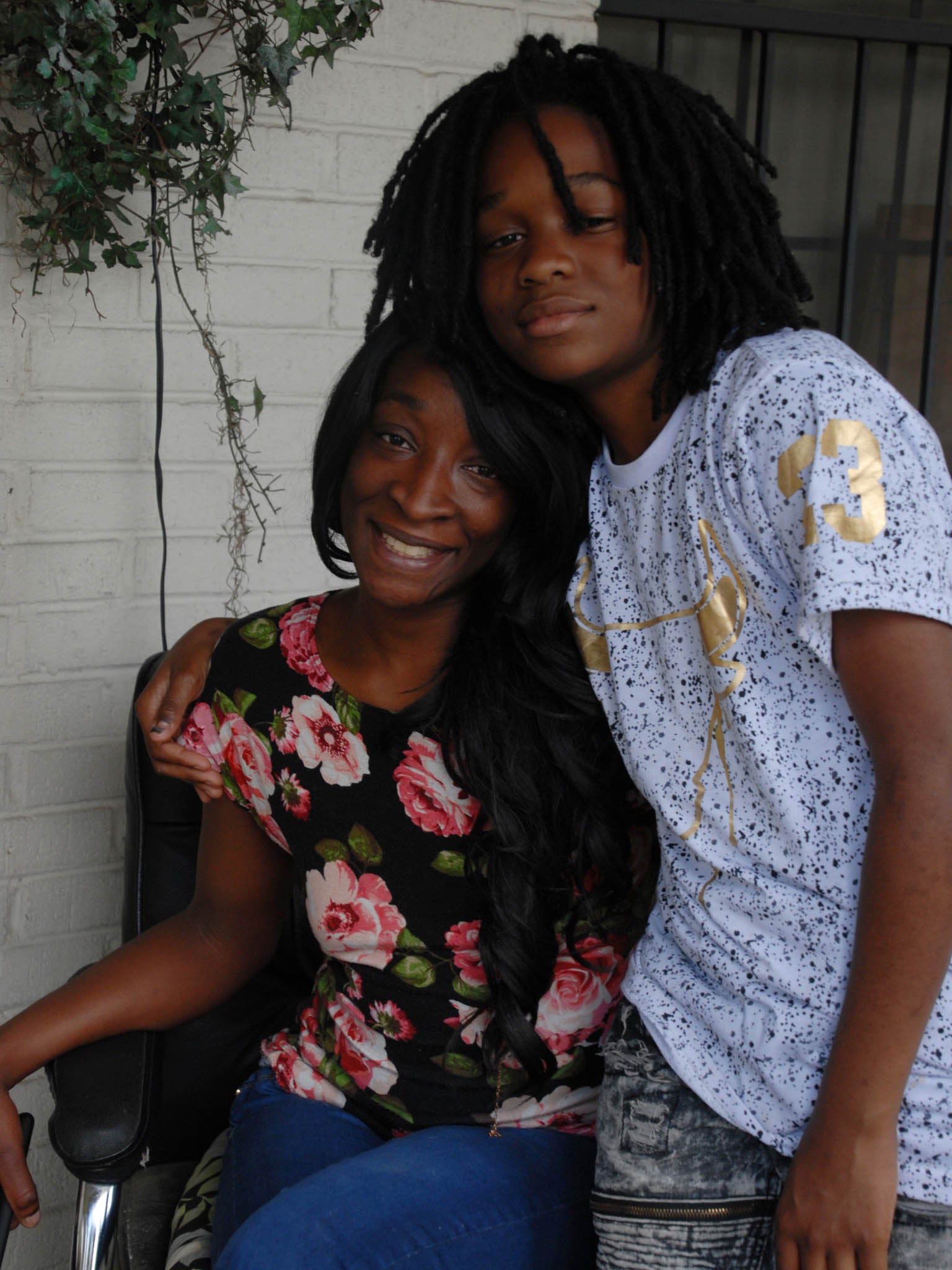 ‘You clothed me, you fed me and were always by my side,’ Javon wrote to his mother, Mariama