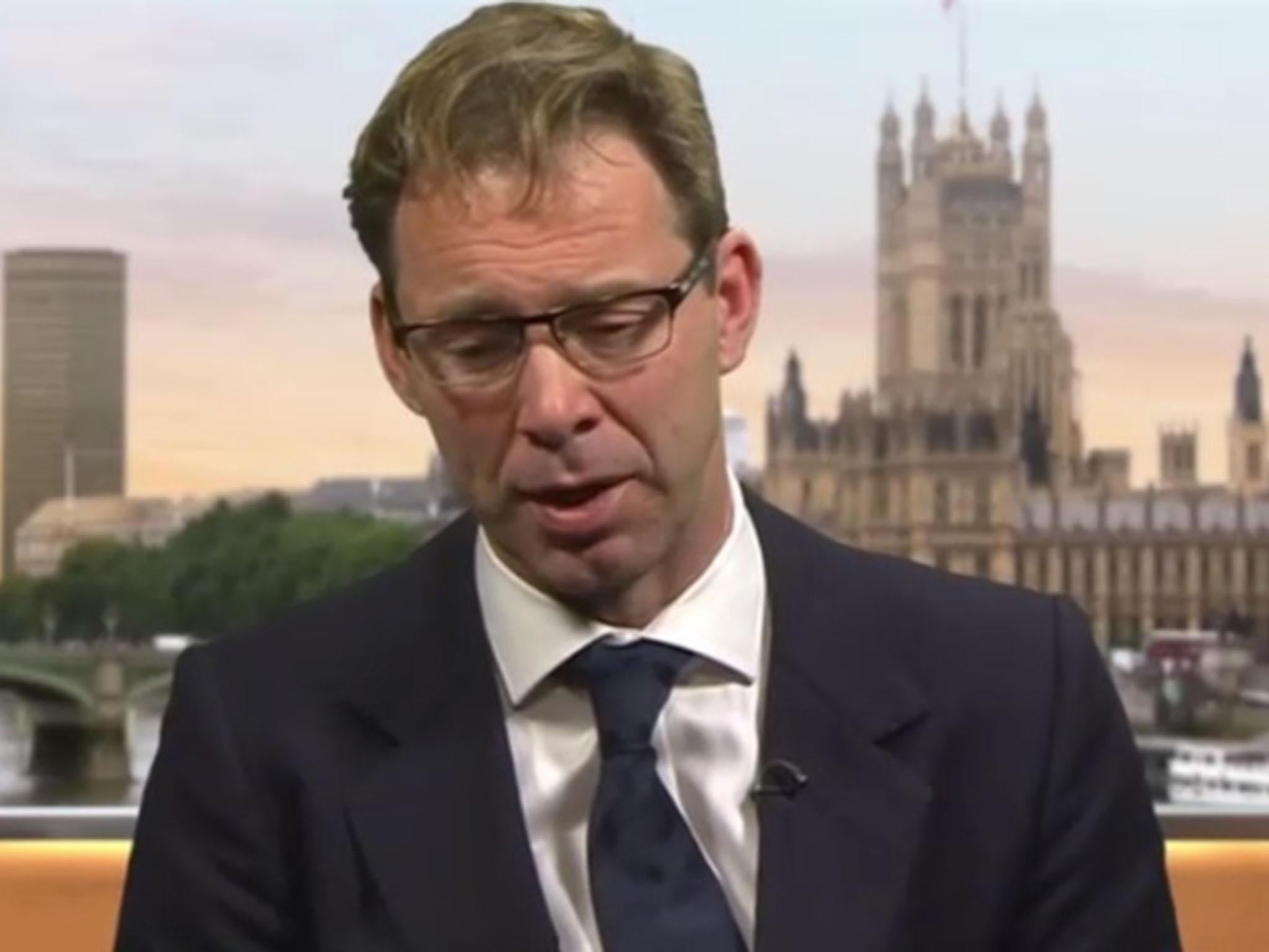 Tobias Ellwood said all his son could ask him was 'why?'