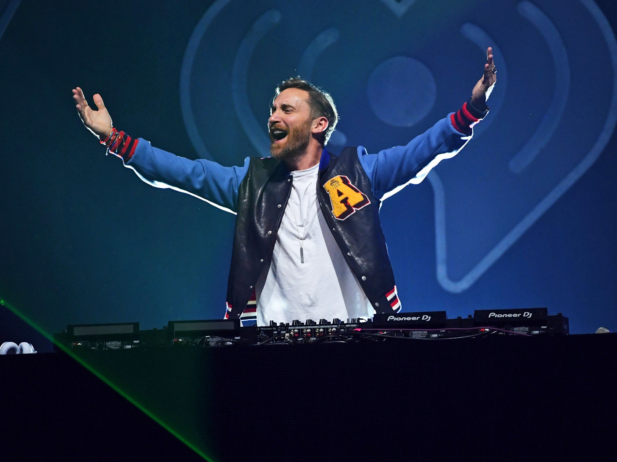 David Guetta performs onstage during the iHeartRadio Music Festival in Las Vegas