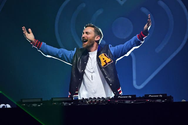 David Guetta performs onstage during the iHeartRadio Music Festival in Las Vegas