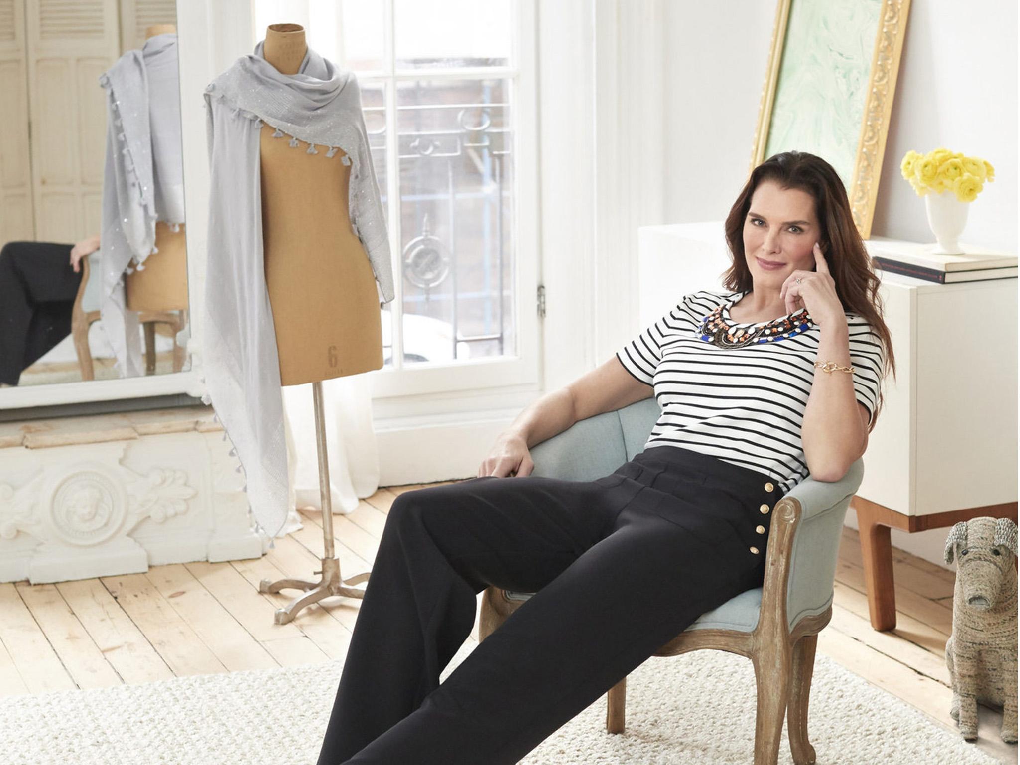 Brooke Shields's new QVC fashion collection really is 'Timeless