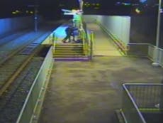 CCTV shows 'sickening' attack on unconscious tram passenger in Oldham