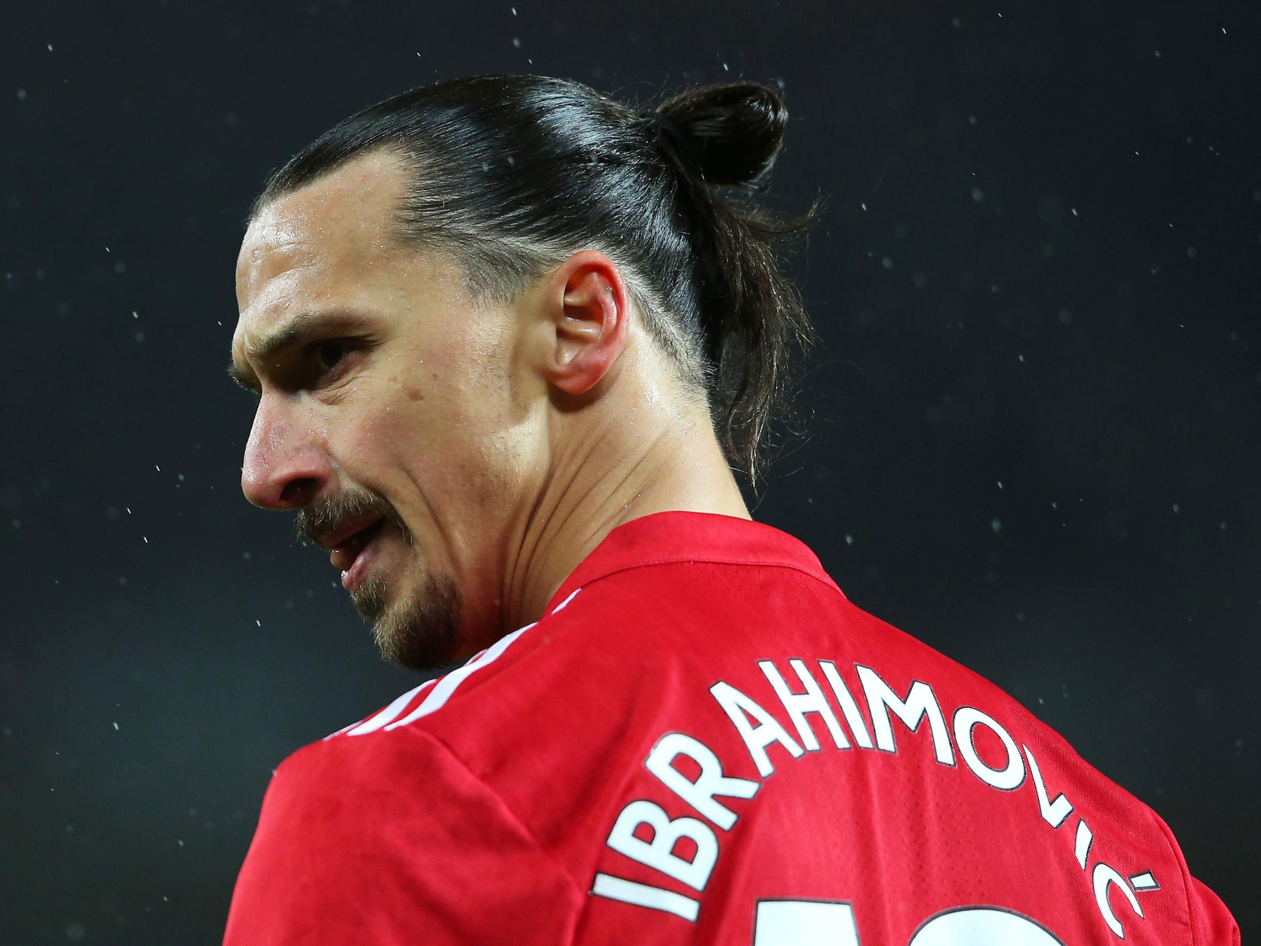 Zlatan Ibrahimovic struggled to fully recover from the effects of a serious knee injury at United