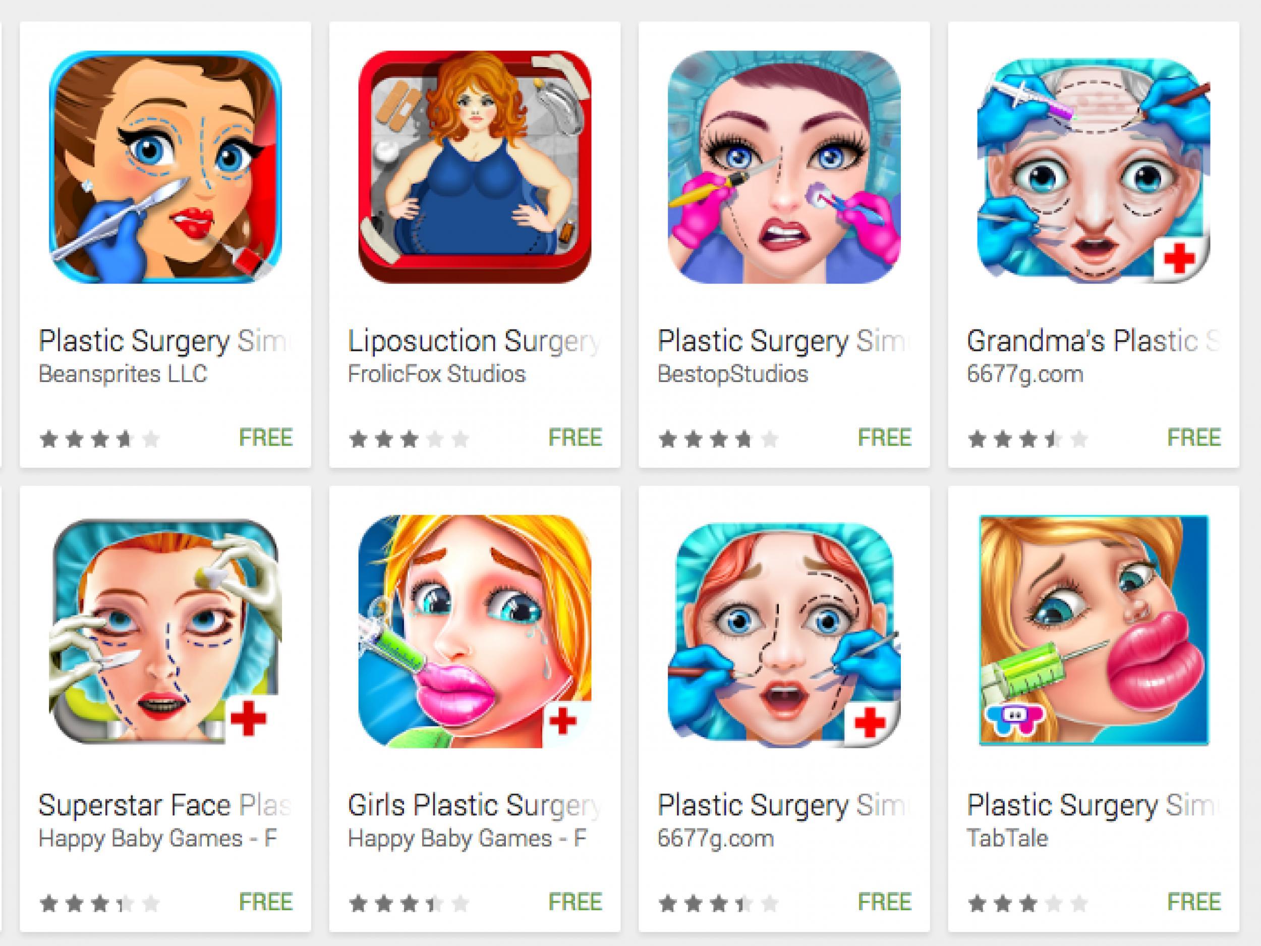 There are hundreds of pinkified, princess-y, saccharine-laced apps available for free download that teach kids physical ‘perfection’ is the end and cosmetic surgery is the means