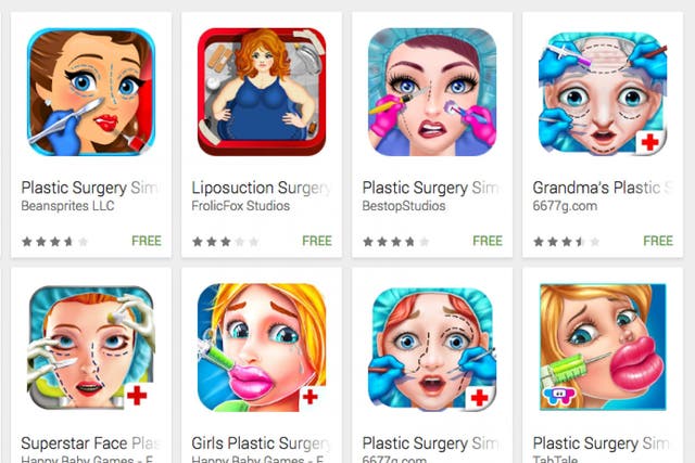There are hundreds of pinkified, princess-y, saccharine-laced apps available for free download that teach kids physical ‘perfection’ is the end and cosmetic surgery is the means